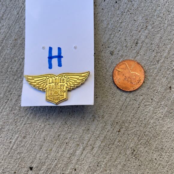 Harley Owners Group HOG Pin H.O.G. LADIES of HARLEY 2021 Vest Jacket Hat Wings - Picture 4 of 6